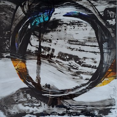 Abstract inktwerk - Circle of Life