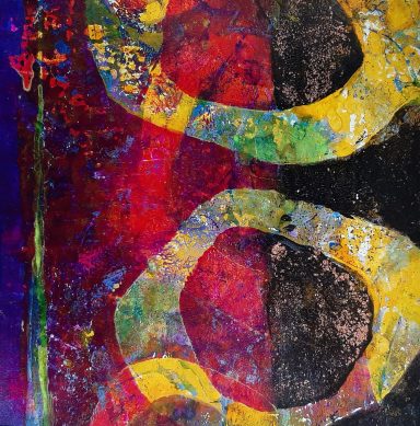 Abstracte kunst - mixed media