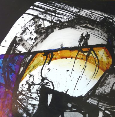 Abstract inktwerk - Circle of Life